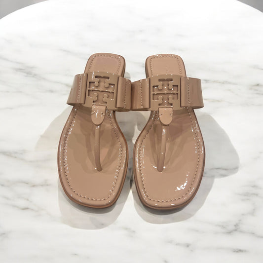 TORY BURCH GEORGIA SANDAL SOFT PATENT SHEEP - PATEN