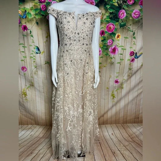 Cindy Collection Long Evening Gown